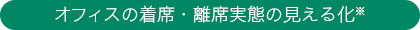 オフィスの着席・離席実態の見える化