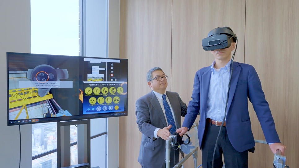 イメージ：VR体験コーナー（健康経営関連も隣接）