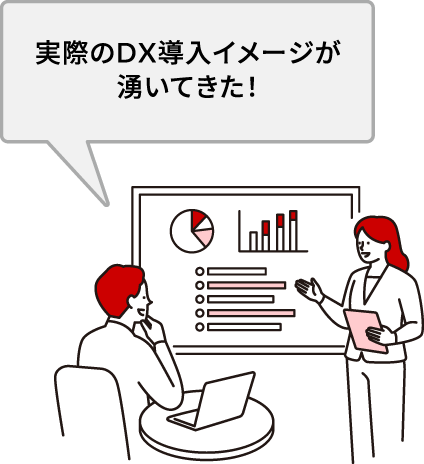 実際のDX導入イメージが湧いてきた！