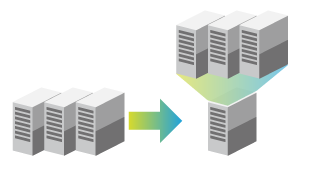 データレスPCソリューションのサーバー統合・仮想環境