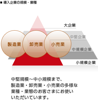 導入企業の規模・業種