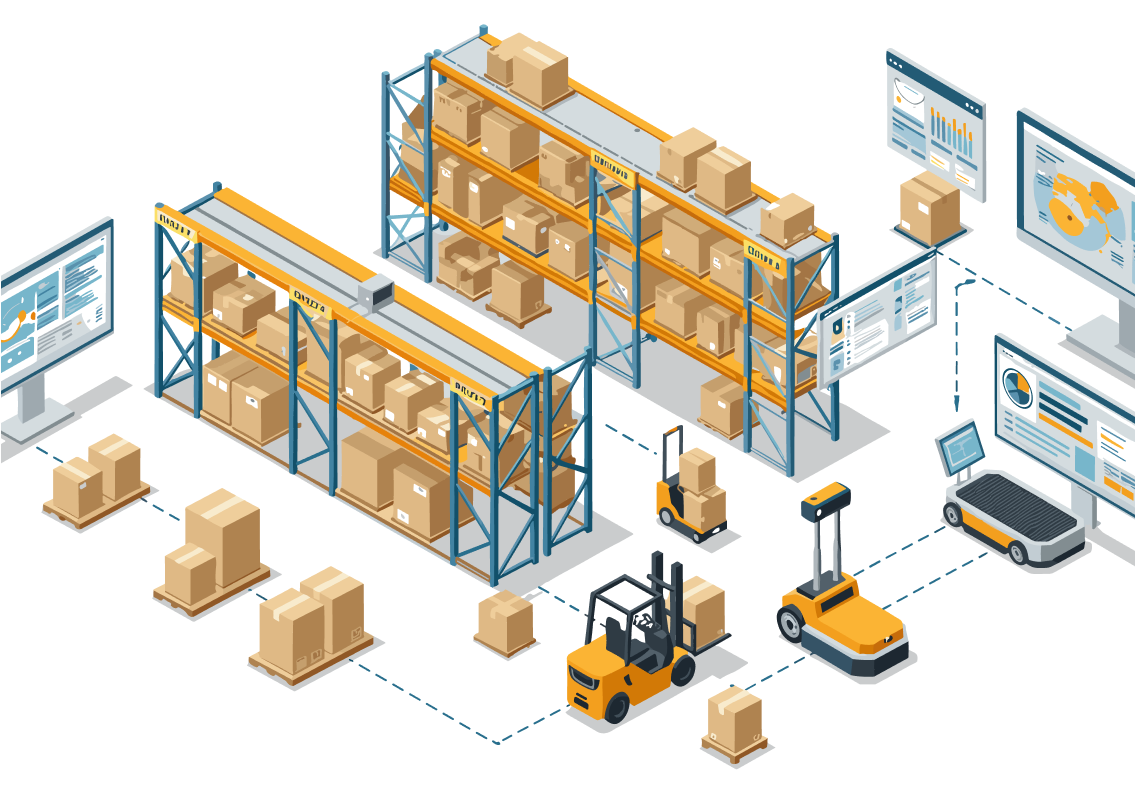 部品や資材数が多く、発注から入庫までの手配リードタイムが長いものも多いため手配状況の見える化ができていない