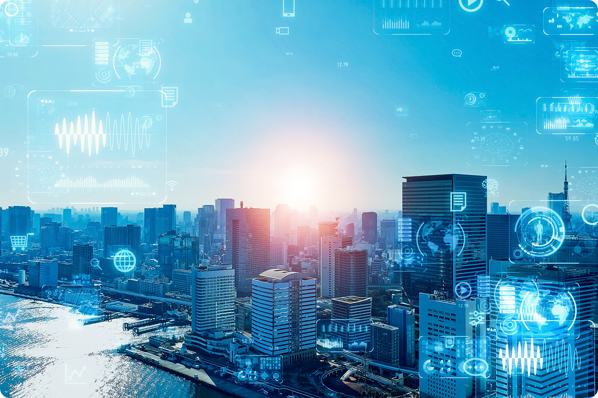 幅広い分野・業種にサービスを提供することで社会課題の解決に貢献