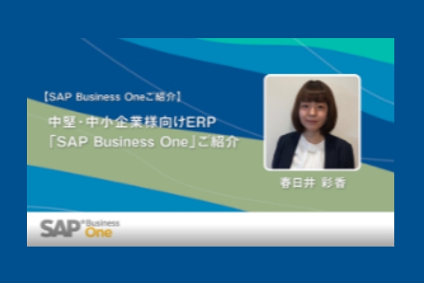 SAP Business One 概要紹介
