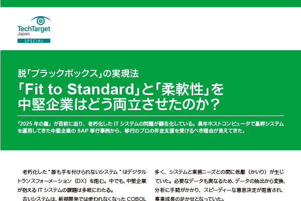 「Fit to Standard」と「柔軟性」を中堅企業はどう両立させたのか？