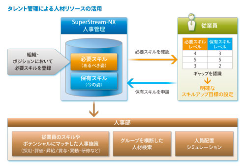 タレント管理による人材リソースの活用