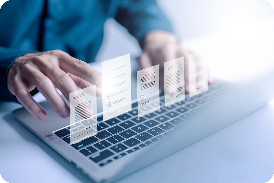 申請・承認の自動化で業務効率化