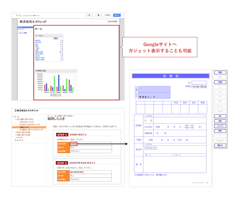 G SuiteとX-point Cloudの連携その2