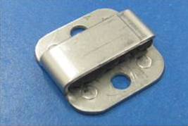 溶接できる金属製タグ サイズ：22mm×24mm×5.3mm