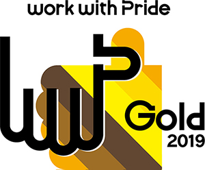 日立システムズが受賞した「PRIDE指標2019」ゴールドロゴ