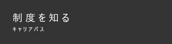 制度を知る キャリアパス