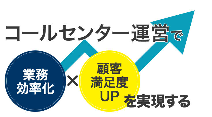コールセンター運用で業務効率化×顧客満足度UPを実現する